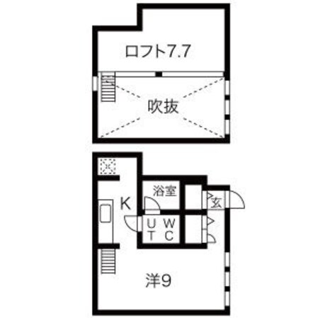 名城公園駅 徒歩7分 1階の物件間取画像